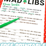 Christmas Mad Libs Printable   Happiness Is Homemade With Free Printable Mad Libs For Christmas