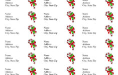 Christmas Mailing Labels Printable - Printable Party Favors regarding Free Printable Avery Christmas Labels