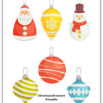 Christmas Ornament Printable — Gathering Beauty Intended For Free Printable Christmas Cutouts Decorations