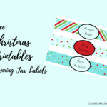 Christmas Printables—Mason Jar Labels Throughout Free Printable Christmas Mason Jar Labels Template