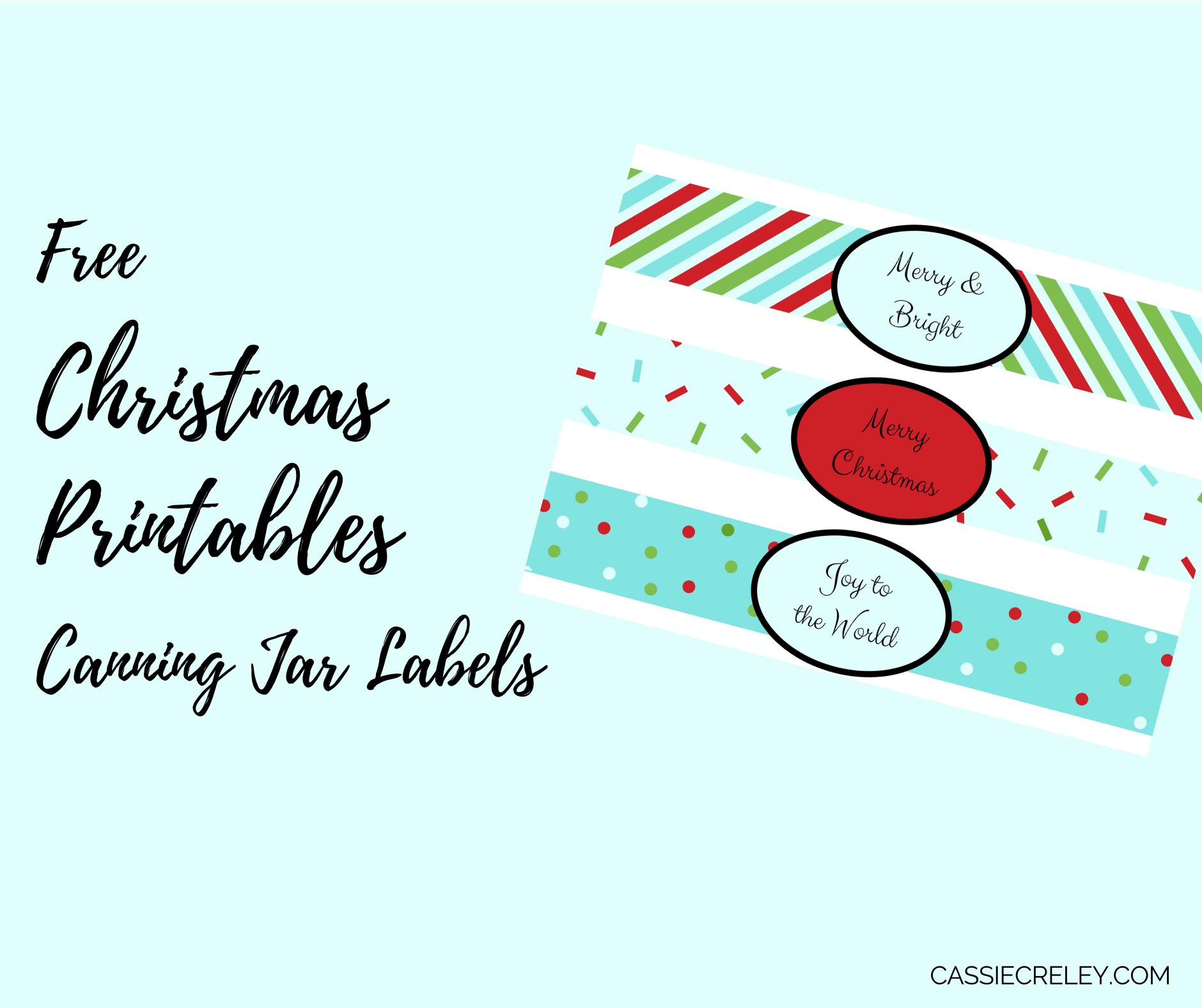 Christmas Printables—Mason Jar Labels throughout Free Printable Christmas Mason Jar Labels Template