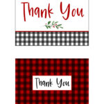 Christmas Thank You Cards   25 Free Printable Cards | Printabulls For Free Printable Thank You Cards For Christmas