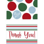 Christmas Thank You Cards   25 Free Printable Cards | Printabulls In Free Printable Christmas Thank You Cards