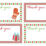 Christmas Thank You Notes Printable Free   Free Printable In Free Printable Thank You Cards For Christmas