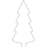 Christmas Tree Outline   Childhood Magic For Free Printable Xmas Tree Template