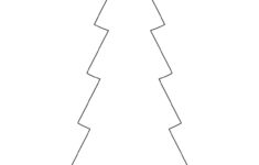 Christmas Tree Outline - Childhood Magic for Free Printable Xmas Tree Template