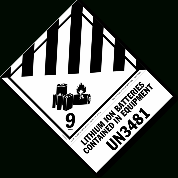 Un3481 Label Free Printable