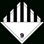 Class 9 – Miscellaneous Hazardous Materials – Placards And Labels With Printable Class 9 Hazmat Label