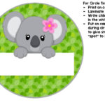 Classroom Labels   Koala Themepeanut Butter And Jelly Creations Within Koala Printable Label Template