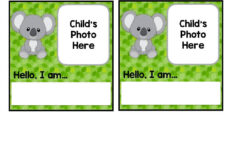 Classroom Labels - Koala Themepeanut Butter And Jelly Creations within Koala Printable Label Template