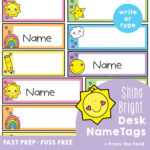 Classroom Labels To Organize Your Classroom Equipment. — From The Pond Regarding Free Printable Cubby Labels