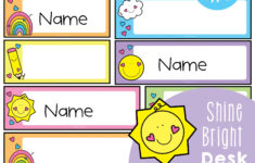 Classroom Labels To Organize Your Classroom Equipment. — From The Pond with Free Printable Cubby Labels Printable