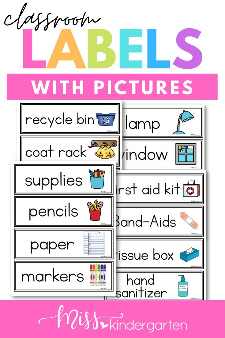 Classroom Labels With Pictures inside Free Printable Preschool Classroom Labels
