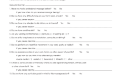 Client Intake Form Formrapeutic Massage - Fill Online, Printable with Free Printable Massage Intake Forms