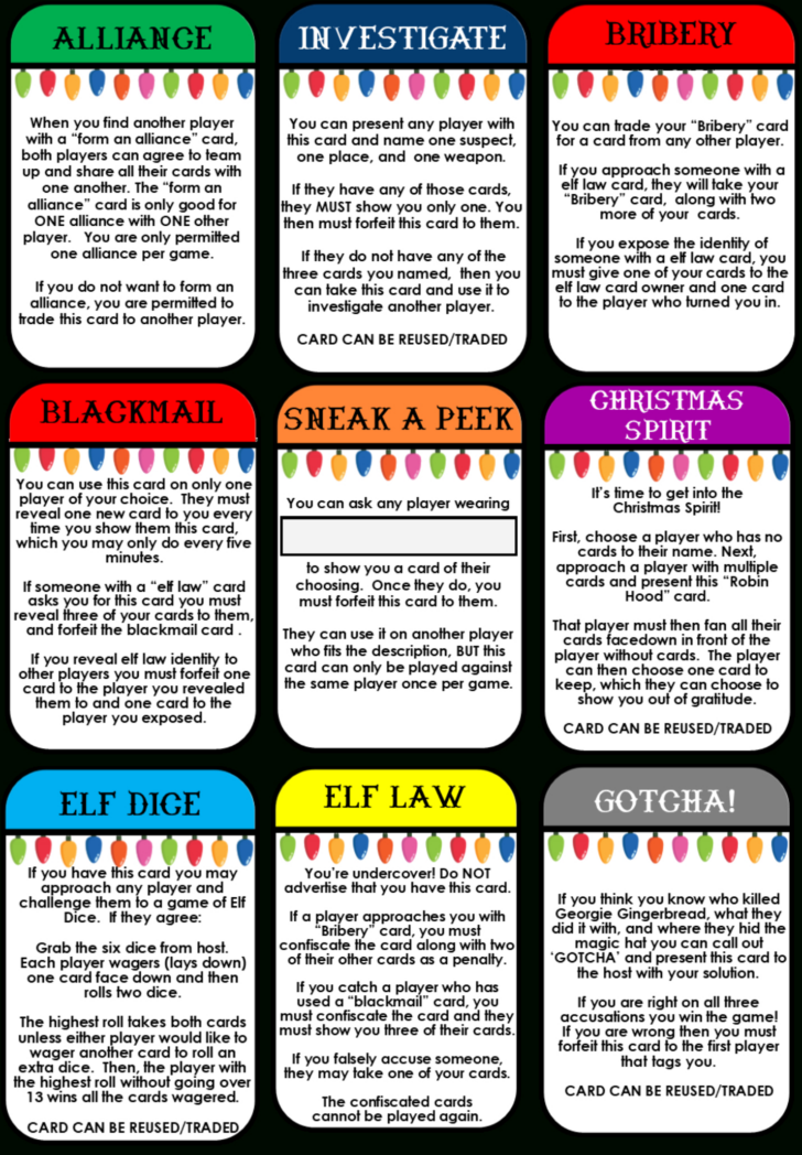 Free Printable Detective Games For Adults