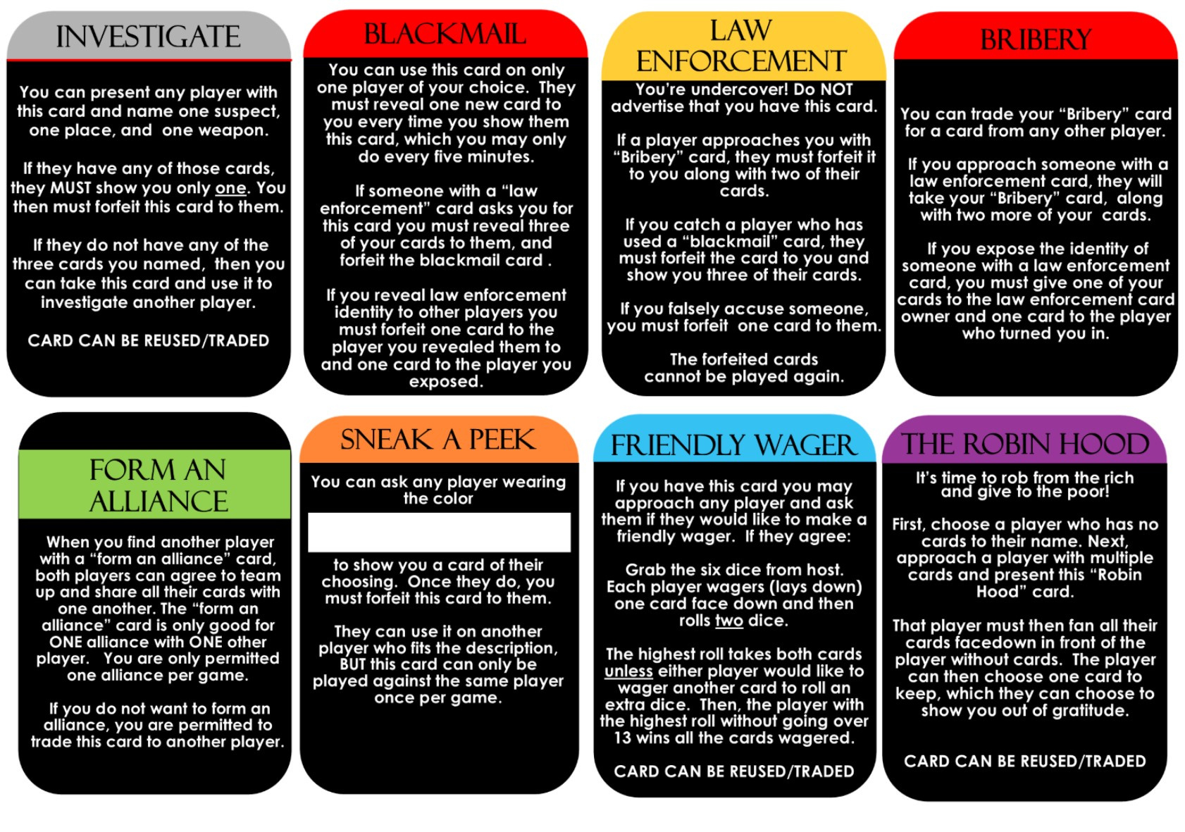 Clued-In Murder Mystery Scavenger Hunt - Printable Party Game inside Free Printable Murder Mystery Games