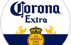 Corona Extra Beer 4 Inch Color Die-Cut Decal Sticker *Free inside Printable Logo Corona Label