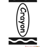 Crayon Template Intended For Crayola Label Printable
