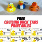 Cruise Duck Tags Free Printable Throughout Free Printable Cruise Duck Tags