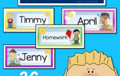 Cubby Name Tags Free Printable - Printable Party Favors for Free Printable Cubby Labels Printable