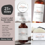 Custom Cosmetic Label Templates Skincare Label Printable Beauty With Full Beauty Brands Returns Label Printable