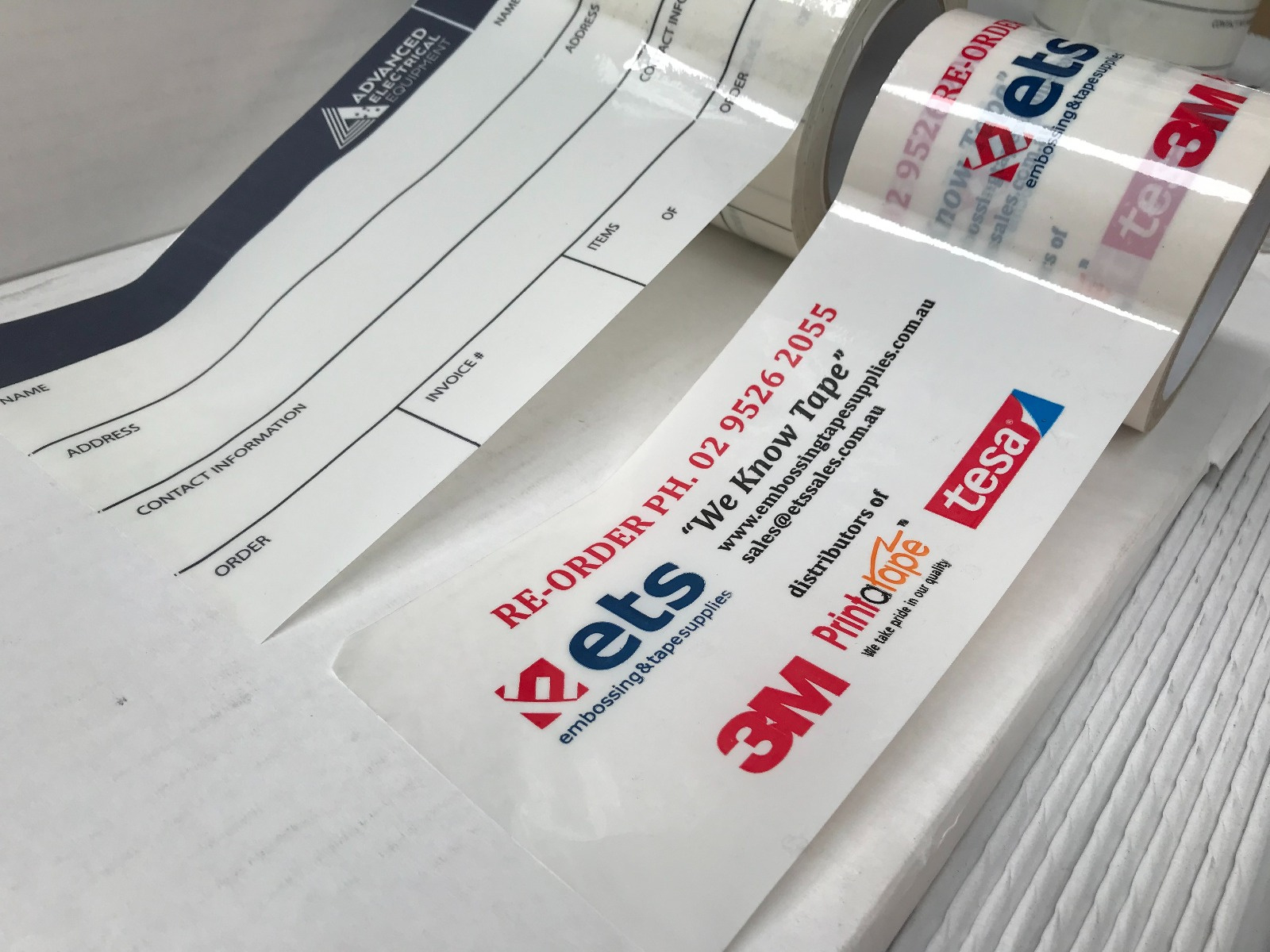 Custom Printed &amp;amp; Perforated Label Tape for Printable Label Tape