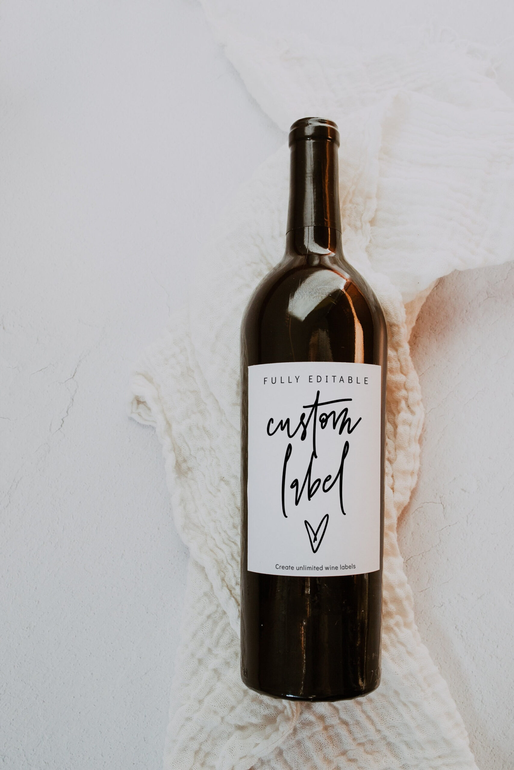 Custom Wine Label Template, Printable Wine Labels, Editable Wine throughout Printable Custom Wine Labels