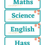 Customize 669+ Folder Labels Templates Online   Canva Intended For Label For Notebook Printable
