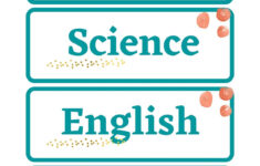Customize 680+ Folder Labels Templates Online - Canva intended for Printable Label Subject