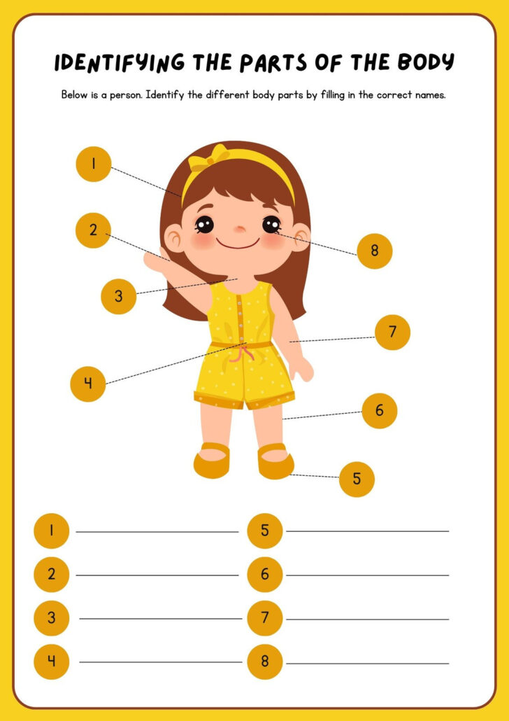 Free Printable Label Body Parts