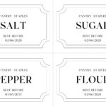 Customize 855+ Jar Label Templates Online   Canva With Printable Label For Jars