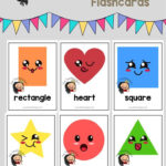 Cute Shapes Flashcards Pdf Pertaining To Free Printable Shapes For Preschool