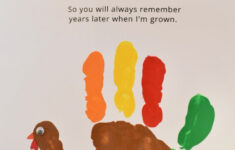 Cutest Turkey Handprint Craft + Poem Printable - Make Life Lovely inside Free Printable Turkey Handprint Poem Printable