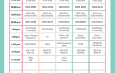 Daily Homeschool Schedule Samples - Happiness Is Homemade with regard to Free Printable Homeschool Daily Schedule Printable