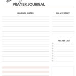 Daily Journal Layout Free Printable Throughout Free Printable Daily Devotions For Adults