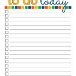 Daily To Do List Printables   Sunshine And Rainy Days With Free Printable To Do List With Checkboxes