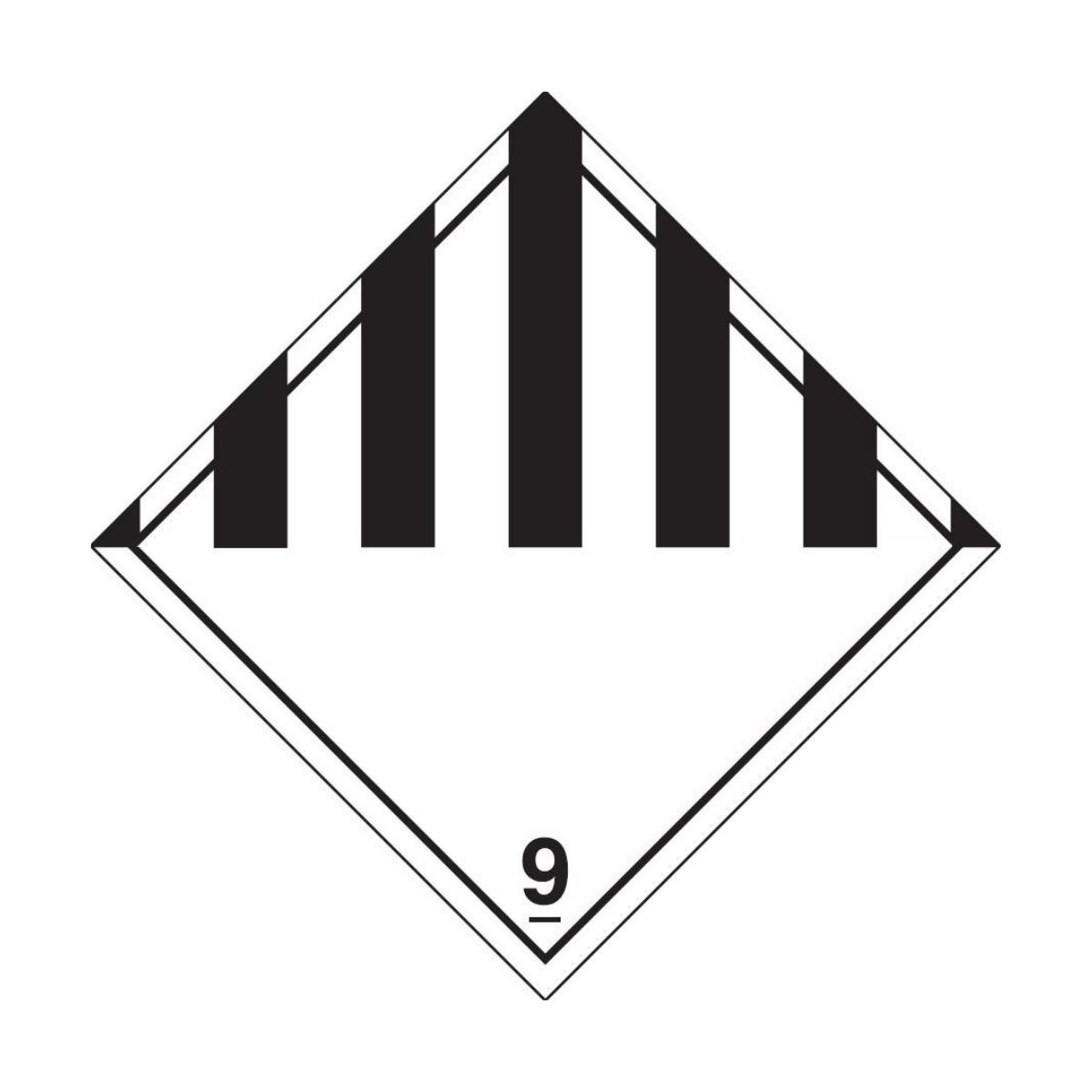Dangerous Goods Class 9 - Placards, Signs, And Labels pertaining to Printable Class 9 Hazmat Label