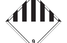 Dangerous Goods Class 9 - Placards, Signs, And Labels regarding Free Printable Class 9 Hazmat Label