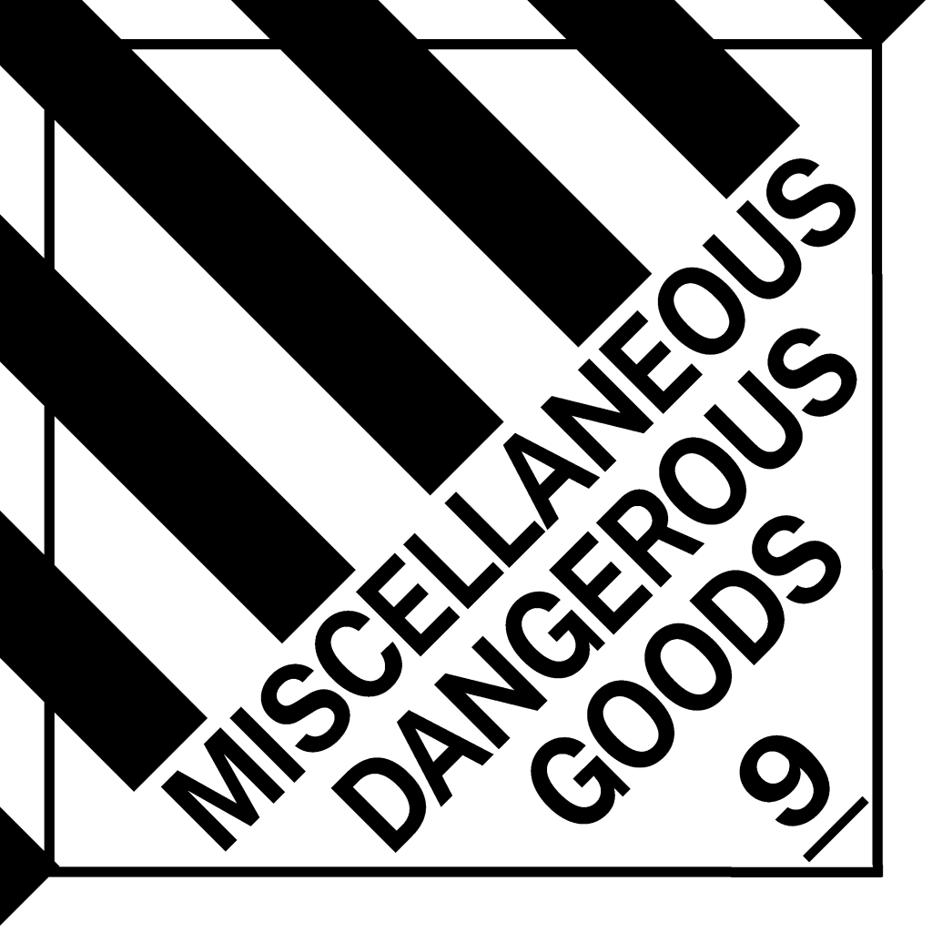 Dangerous Goods Label - 9 Miscellaneous with regard to Class 9 Dangerous Goods Label Printable