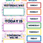 Days Of The Week Labels Printable Free | Www.lx.iriss.uk Intended For Printable Days Of The Week Labels