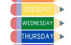 Days Of The Week Poster Printable Pdf regarding Free Printable Days of The Week Poster