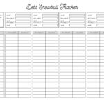 Debt Snowball Tracker Printable | Debt Payment Worksheet | Debt Throughout Free Printable Debt Snowball Worksheet