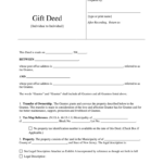 Deed Of Gift: Fill Out & Sign Online | Dochub With Free Printable Gift Deed Form