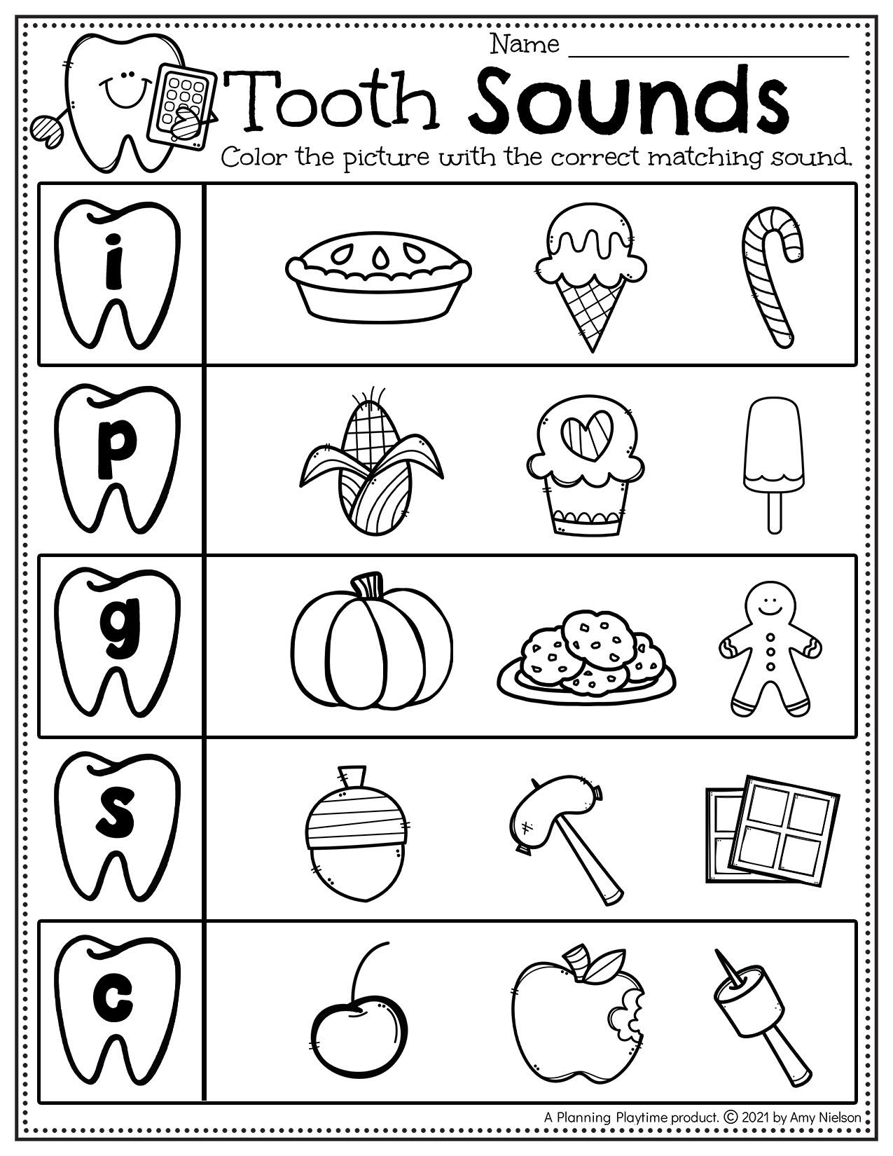 Dental Health Worksheets Preschool - Planning Playtime with Free Printable Dental Health Worksheets