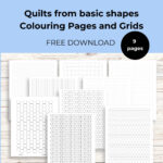 Designing Quilts From Basic Shapes   Free Download Inside Free Printable Graph Paper For Quilting