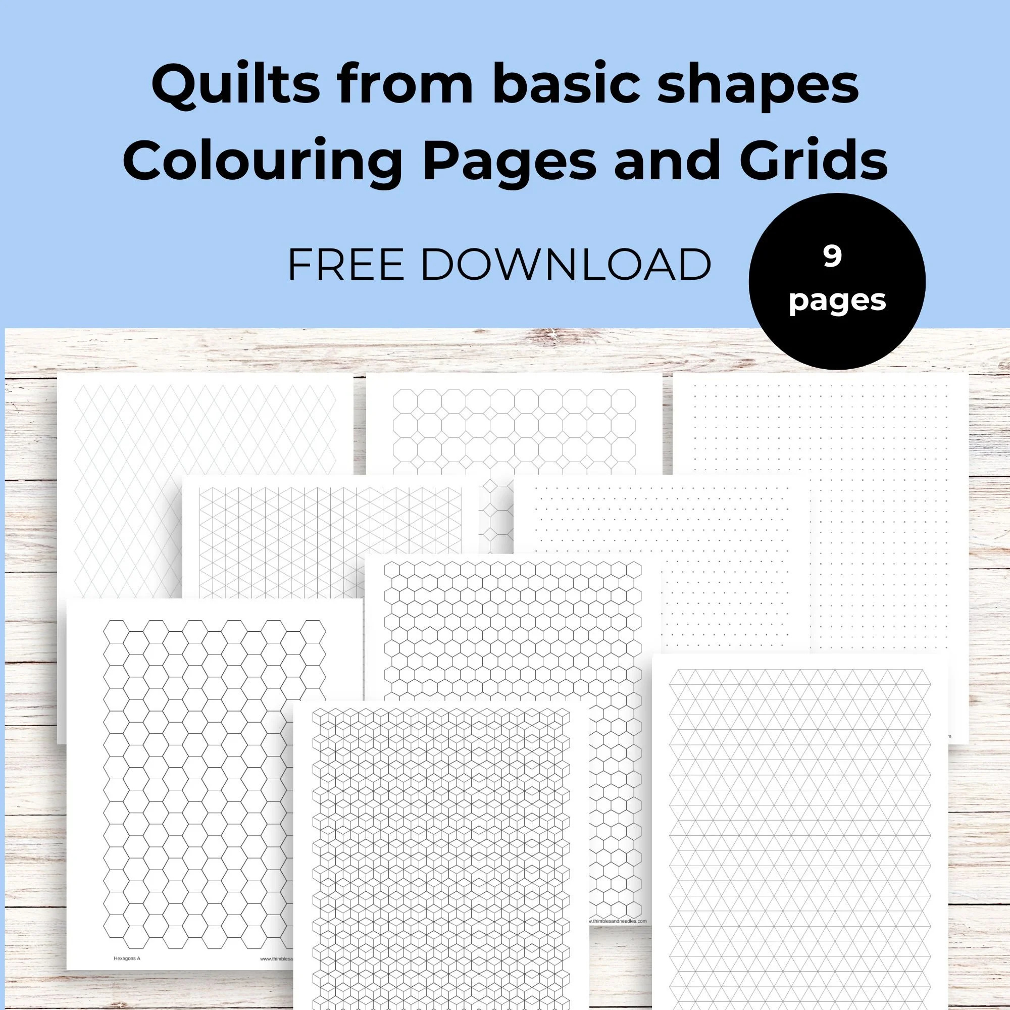 Designing Quilts From Basic Shapes - Free Download inside Free Printable Graph Paper For Quilting