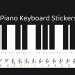 Digital Printable Piano Keyboard Stickers For Beginners, Piano Inside Piano Key Labels Printable