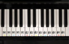 Digital Printable Piano Keyboard Stickers For Beginners, Piano inside Printable Piano Key Labels