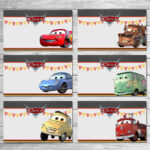 Disney Cars Food Tents Chalkboard   Cars Lebensmitteletiketten   Disney  Cars Printables   Cars Gastgeschenk   Cars Happy Birthday   Cars Geburtstag Throughout Printable Disney Cars Label