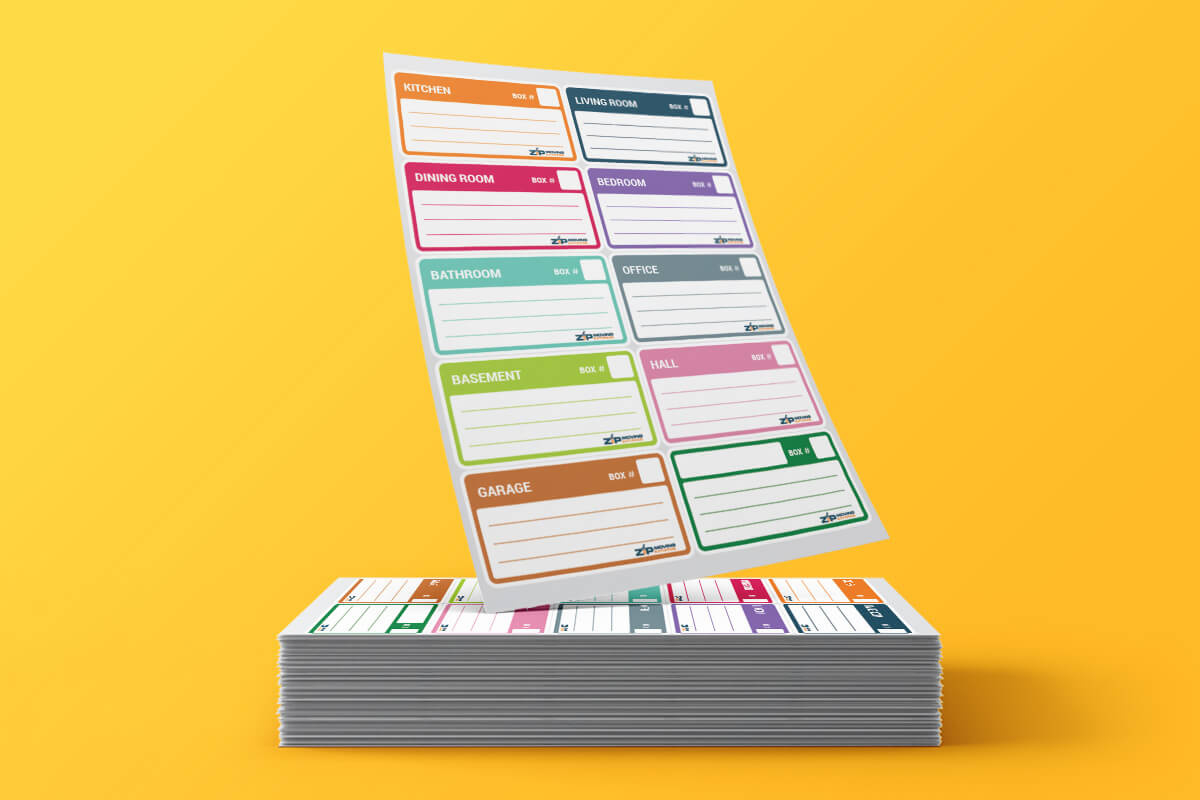 Diy Free Printable Moving Labels | Zip Moving &amp;amp; Storage inside Moving Box Labels Printable